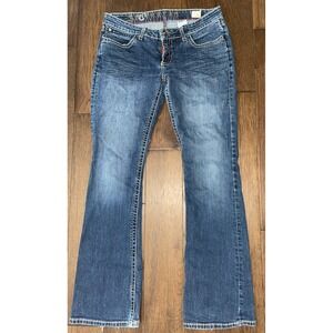 Southern Thread "The Tiernan" Jeans Womens Size 30L‎ Distressed Low Rise